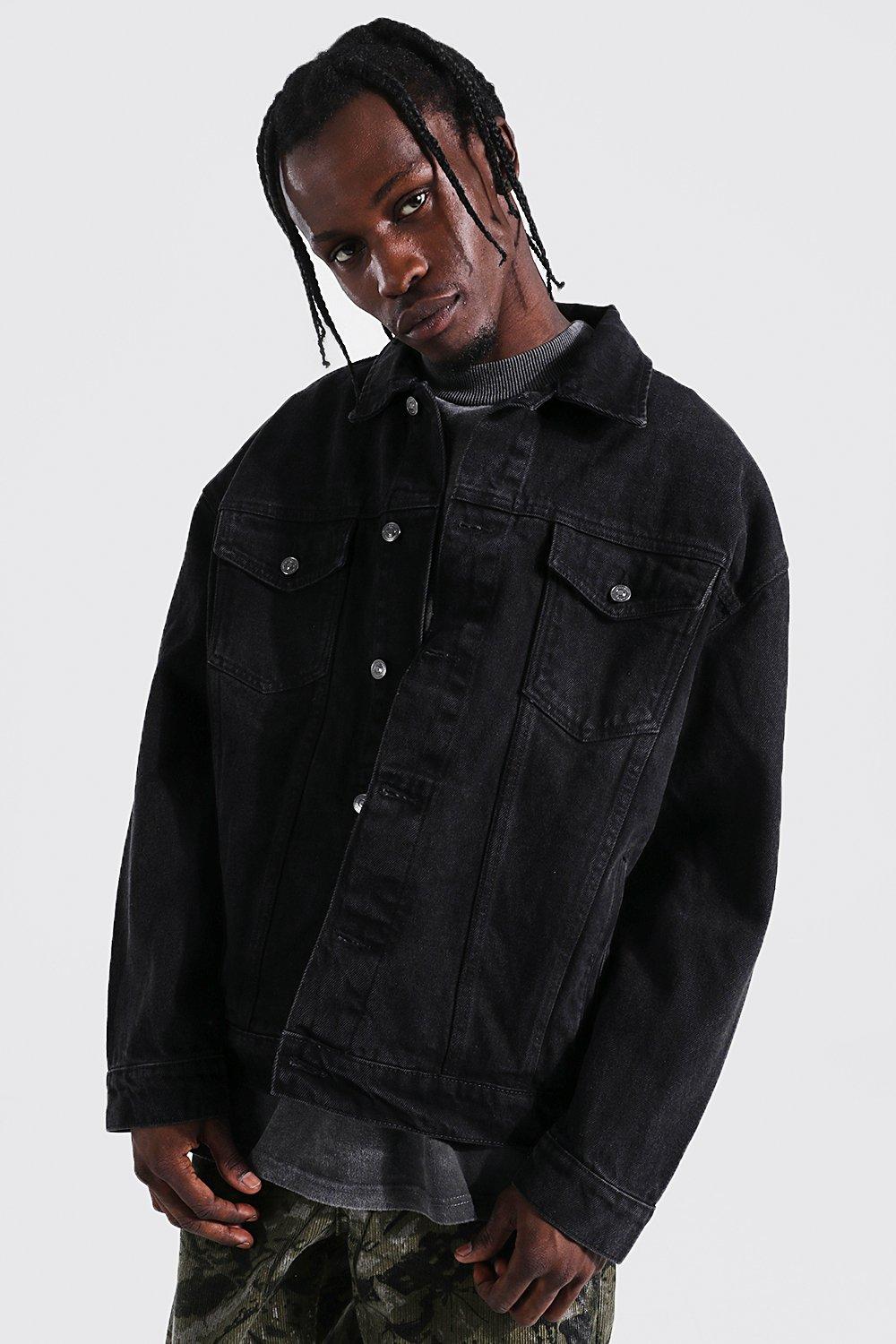 Denim best sale jacket boohooman